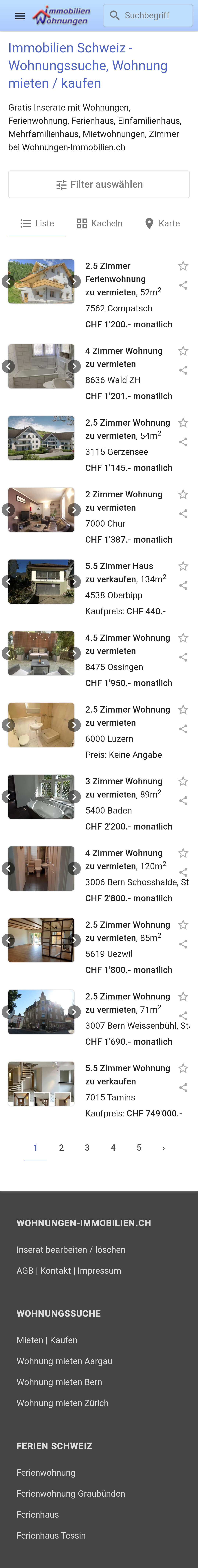 Wohnungen-Immobilien.ch